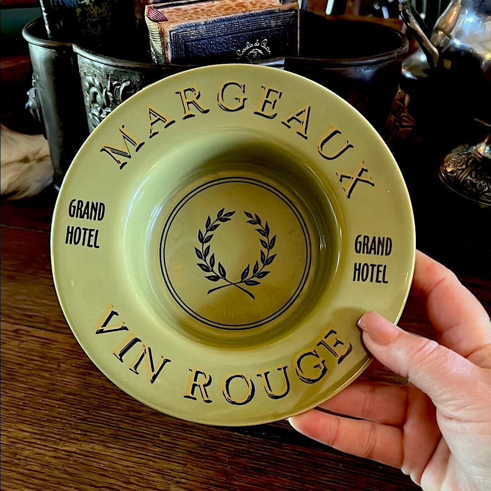 Margeaux Vin Rouge Wine Caddy or Flower Frog Vase